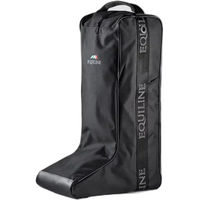 Produktbild von Equiline Stiefeltasche Boots Bag aus wasserabweisendem Polyester für Reitsportler in Schwarz Blau oder Braun