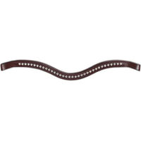 Produktbild von Equiline Stirnband Form u für Pferde aus Stoff in Schwarz oder Braun