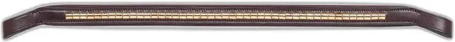 Produktbild von Equiline Stirnband für Pferde aus Leder mit Goldkette
