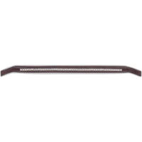 Produktbild von Equiline Stirnband für Pferde aus Leder mit silberner Kette