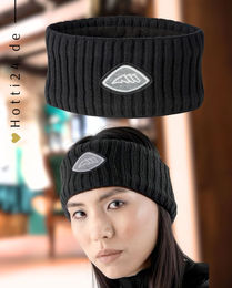 Produktbild von Equiline Stirnband Gasci Black Fleece Winter Damen Schwarz