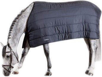 Equiline Stonehaven Pferdeunterdecke aus Polyester in Blau oder Schwarz Größe L – Bild 1 von 3