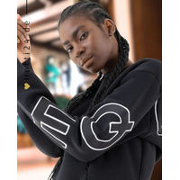 Produktbild von Equiline Sweatshirt Cenel Black Fleece Damen Schwarz