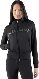 Produktbild von Equiline Sweatshirtjacke Damen Schwarz Größe S