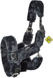 Equiline Terris Sicherheitshalfter aus Leder für Vollblut in Schwarz – Bild 1 von 3