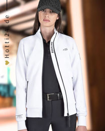 Produktbild von Equiline Trainingsjacke Calantec für Damen in Weiß aus Polyester