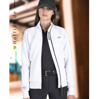 Produktbild von Equiline Trainingsjacke Calantec für Damen in Weiß aus Polyester