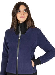 Equiline Trainingsjacke Carolc Cobalt Reitjacke für Damen aus Fleece in Blau – Bild 1 von 1
