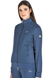 Produktbild von Equiline Trainingsjacke Elaste Diplomatic Blue Reitjacke für Damen in Blau für die Übergangssaison
