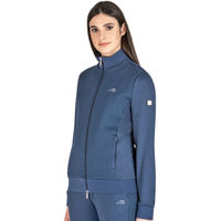 Produktbild von Equiline Trainingsjacke Elaste Diplomatic Blue Reitjacke für Damen in Blau für die Übergangssaison