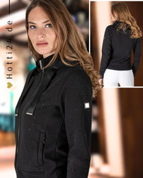 Produktbild von Equiline Trainingsjacke Glareg Reitjacke für Damen aus Baumwolle Schwarz