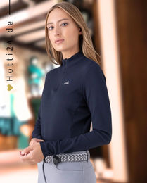 Produktbild von Equiline Trainingsshirt Britta für Damen in Navy Blau