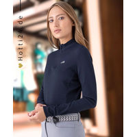 Produktbild von Equiline Trainingsshirt Britta für Damen in Navy Blau