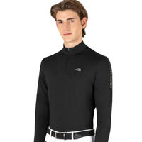 Produktbild von Equiline Trainingsshirt Cesko Black für Herren in Schwarz