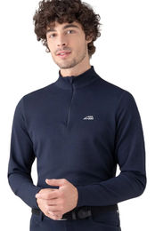 Produktbild von Equiline Trainingsshirt Hans Reitshirt für Herren in Blau