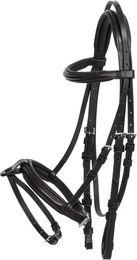 Produktbild von Equiline Trense aus Leder in Schwarz