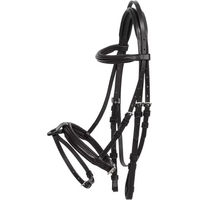 Produktbild von Equiline Trense aus Leder in Schwarz