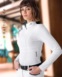 Produktbild von Equiline Turnierbluse Colid White Reitshirt Weiß
