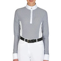 Produktbild von Equiline Turnierbluse Eliciae Reitshirt für Damen in Diplomatic Blue