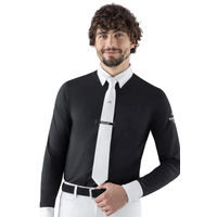 Produktbild von Equiline Turnierhemd Curic Black Reitshirt für Herren in Schwarz aus Polyester