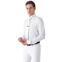 Produktbild von Equiline Turnierhemd Curtiek Reitshirt für Herren in Sleet Grey