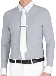 Produktbild von Equiline Turnierhemd Egare Diplomatic Blue Reitshirt für Herren in Blau