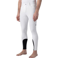 Produktbild von Equiline Turnierhose für Herren in Weiß mit Mid Grip-Logo Größe 44 IT