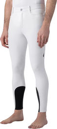 Produktbild von Equiline Turnierhose für Herren mit Mid Grip-Logo in Weiß Größe 50 IT