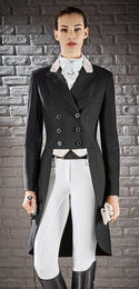 Produktbild von Equiline Turnierjacket Cadence X-Cool Damen Schwarz wasserabweisend