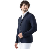 Produktbild von Equiline Turnierjacket Crokirk Blue für Herren Sommer mit Meshgewebe