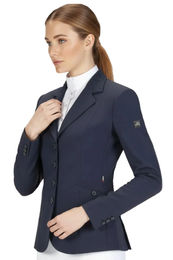 Produktbild von Equiline Turnierjacket Gioia Blue für Damen wasserabweisend