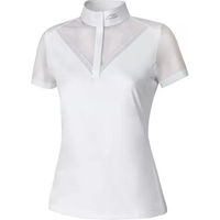 Produktbild von Equiline Turnierpolo Damen Gusted Reitshirt Weiß Größe L