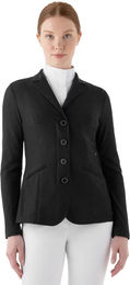 Equiline Turnierreitjacke Damen Eqcassiopea Schwarz mit Meshgewebe Größe 42 – Bild 1 von 1