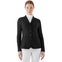 Produktbild von Equiline Turnierreitjacke Damen Eqcassiopea Schwarz mit Meshgewebe Größe 42