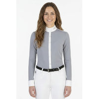 Produktbild von Equiline Turniershirt Cabec Grey Reitshirt für Damen in Grau für den Sommer
