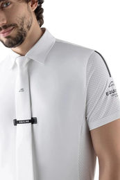 Produktbild von Equiline Turniershirt Cooac Weiß für Herren aus Polyester
