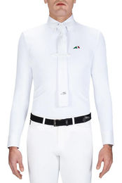 Equiline Turniershirt EQ David Herren Langarm Weiß – Bild 1 von 1