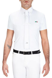 Produktbild von Equiline Turniershirt EQ Fox Herren Kurzarm Weiß