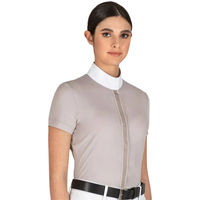 Produktbild von Equiline Turniershirt Esade Butter Reitshirt für Damen in Grau