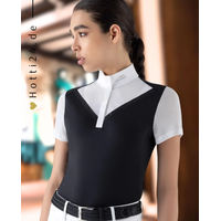 Produktbild von Equiline Turniershirt Gusteg Black Reitshirt Schwarz aus Polyester