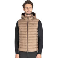 Produktbild von Equiline Ultra Light Reitjacke für Herren mit Daunen in Braun und Beige Größe XL