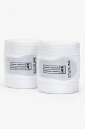 Produktbild von Equiline Wickelbandagen Work Gamaschen 2er Set Weiß