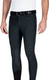 Equiline Willow Reithose für Herren mit Kniegrip aus Mikrofaser in Schwarz Größe 48 IT – Bild 1 von 2