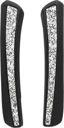 Produktbild von Equiline X-Cel Dressursattelblenden aus Silikon in Schwarz oder Silber