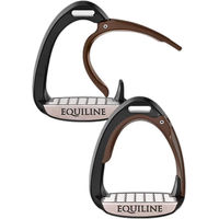 Produktbild von Equiline X-CEL Sicherheitssteigbügel für Pferde in Schwarz oder Braun