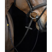 Produktbild von Equiline Zügel Antirutsch aus Leder in Schwarz