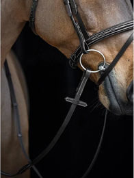 Produktbild von Equiline Zügel aus Leder in Schwarz oder Braun