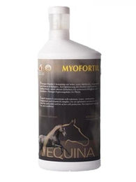 Produktbild von Equina Myofortil Ergänzungsfutter für Pferde zur Unterstützung von Muskelaufbau und Gelenkstoffwechsel 1 Liter - 1 l