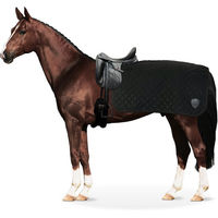 Produktbild von Equinate Ausreitdecke Lancaster mit Teddyfell Schwarz Größe M