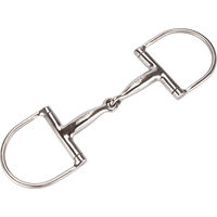 Produktbild von Equinate D-Ring Trense aus Edelstahl 16mm einfach gebrochen 11,5cm
